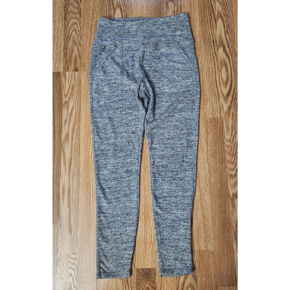 A New Day High-Waist Leggings with Pockets Size Medium Gray Space-Dye Flaw